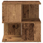 HKH Mesa Lateral Antigua de Madera Procesada
