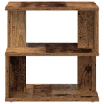 HKH Mesa Lateral Antigua de Madera Procesada