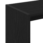 HKH Mesa Lateral em Carvalho Processado - Preto