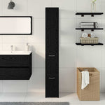 HKH Mueble de Baño con Cajón de Roble - Negro