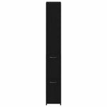 HKH Mueble de Baño con Cajón de Roble - Negro