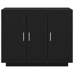 HKH Aparador Moderno de Madera Procesada con 3 Puertas - Roble Negro