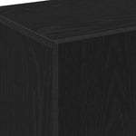 HKH Aparador Alto en Madera Procesada con 2 Puertas - Roble Negro