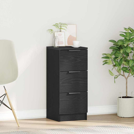 HKH Aparador Moderno en Madera Procesada con Cajón - Roble Negro