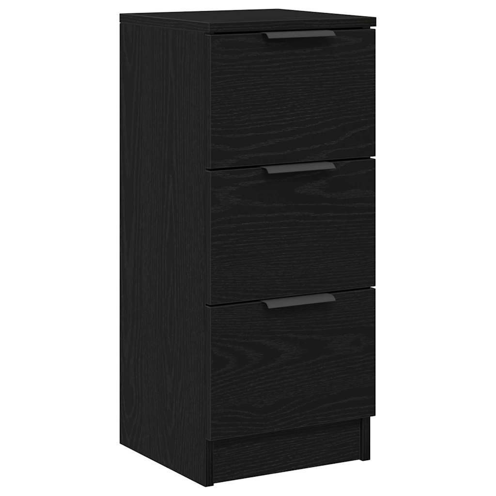 HKH Aparadores Modernos de Madera Manufacturada con Cajón - Roble Negro