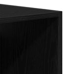HKH Mueble de Pared Suspendido de Madera Procesada - Roble Negro