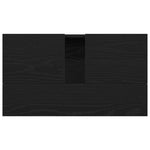 HKH Armario de lavabo de baño de roble - Negro