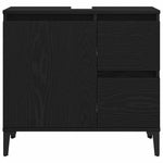 HKH Mueble de Baño con Cajón de Roble - Negro