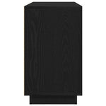 Aparador moderno HKH de madera procesada con 2 puertas - Roble negro