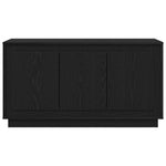 HKH Aparador Moderno de Madera Procesada con 3 Puertas - Roble Negro