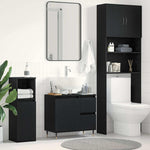 HKH Mueble de Baño con Cajón de Roble - Negro