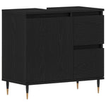HKH Mueble de Baño con Cajón de Roble - Negro