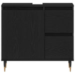 HKH Mueble de Baño con Cajón de Roble - Negro