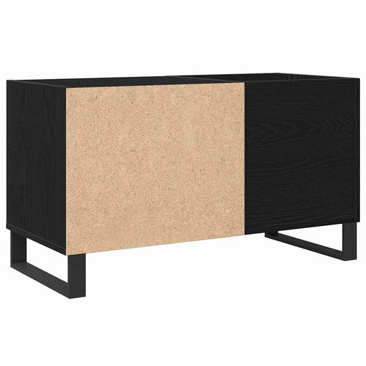 HKH Armário para Discos de Vinil em Carvalho - Preto