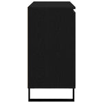 HKH Aparador Industrial en Madera Procesada con 2 Puertas y 2 Cajones - Roble Negro