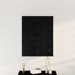 HKH Estante de Pared Moderno en Madera Procesada con 2 Puertas - Roble Negro