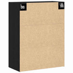 HKH Estante de Pared Moderno en Madera Procesada con 2 Puertas - Roble Negro