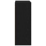 HKH Estante de Pared Moderno en Madera Procesada con 2 Puertas - Roble Negro