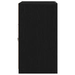HKH Aparador Moderno de Madera Procesada con Luces LED - Negro