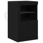 HKH Aparador com Luzes LED em Carvalho - Preto