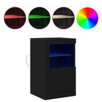 HKH Aparador com Luzes LED em Carvalho - Preto