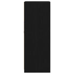 HKH Aparador Alto em Madeira Processada com Luzes Led - Preto