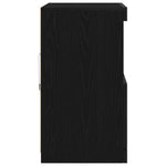 HKH Aparador Moderno de Madera Procesada con Luces LED - Negro