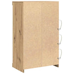 HKH Aparador Alto en Madera Procesada con Luces Led - Roble Artesanal