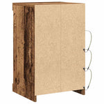 HKH Aparador Moderno em Madeira Processada com Luzes Led - Madeira Antiga