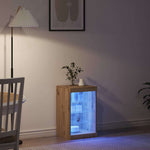 HKH Aparador Moderno de Madera Procesada con Luces LED - Roble Artesanal