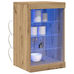 HKH Aparador Moderno de Madera Procesada con Luces LED - Roble Artesanal
