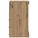 HKH Aparador Moderno de Madera Procesada con Luces LED - Roble Artesanal