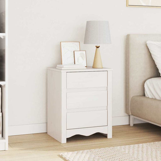 HKH Mesa de Cabeceira com Gaveta Drammen - Branco