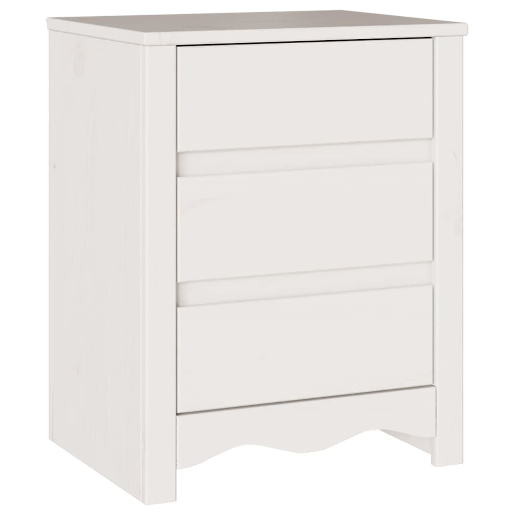 HKH Mesa de Cabeceira com Gaveta Drammen - Branco