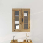 HKH Armario de Pared Moderno de Madera Procesada con 2 Puertas - Roble Artesanal