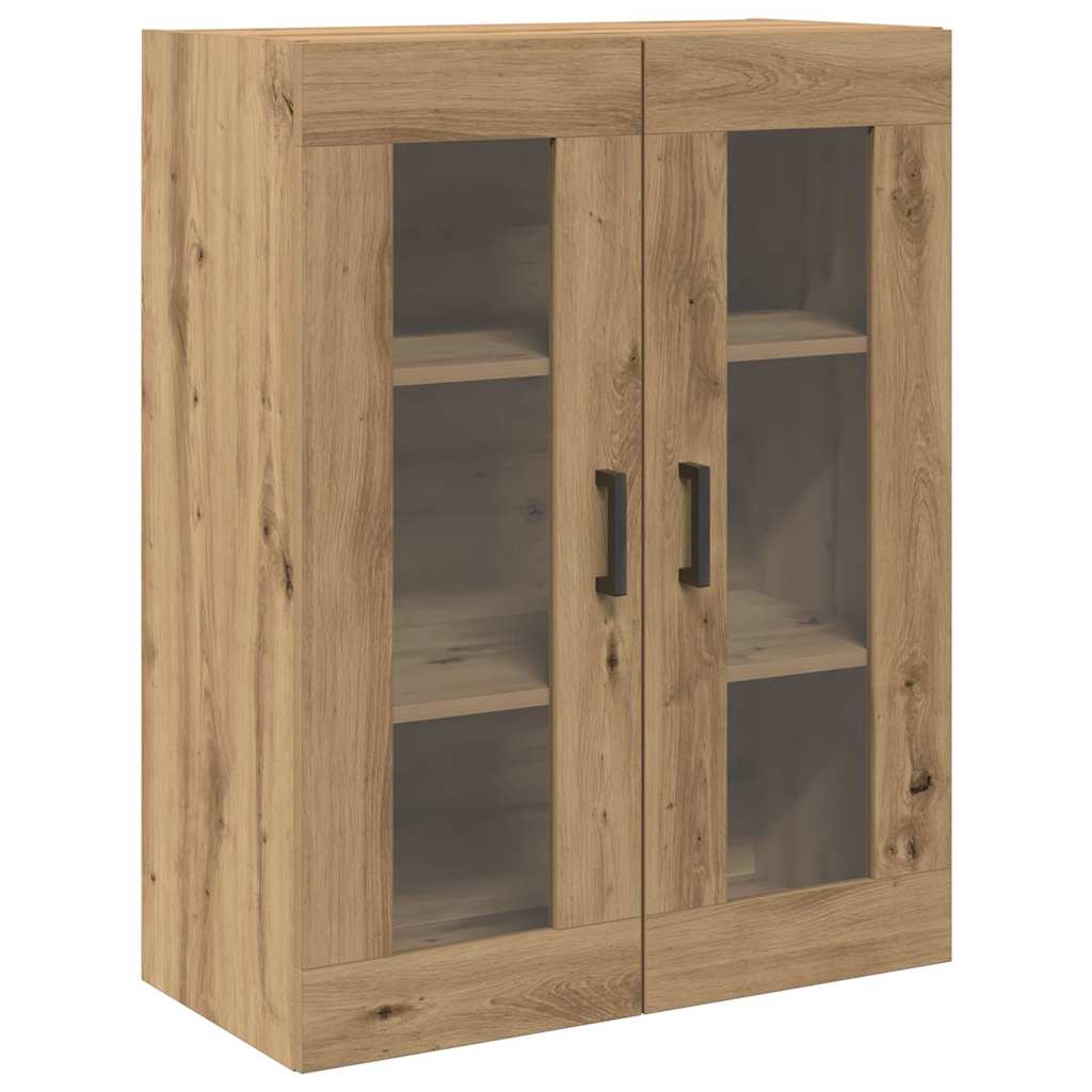 HKH Armario de Pared Moderno de Madera Procesada con 2 Puertas - Roble Artesanal