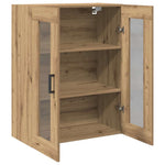 HKH Armario de Pared Moderno de Madera Procesada con 2 Puertas - Roble Artesanal