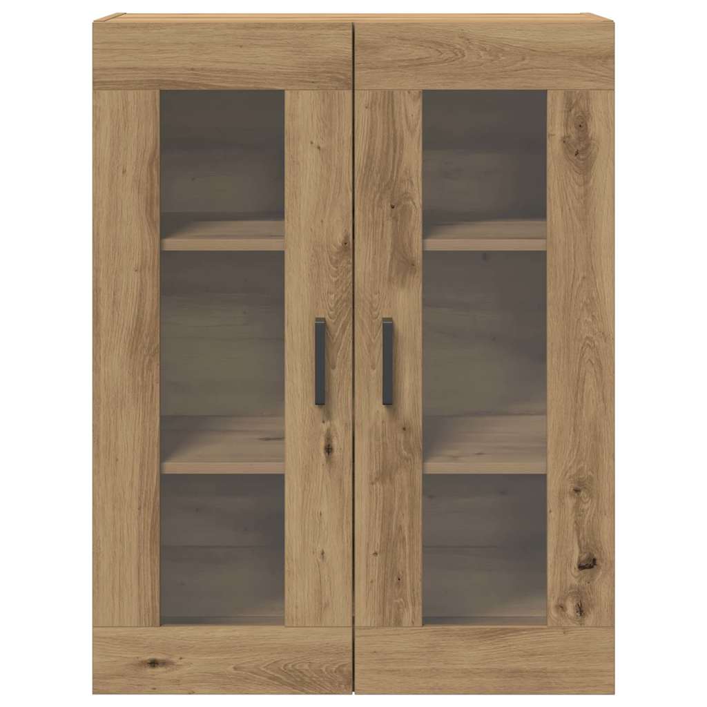 HKH Armario de Pared Moderno de Madera Procesada con 2 Puertas - Roble Artesanal