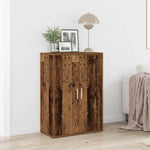 HKH Aparador moderno de madera procesada con 2 puertas - Madera Antigua