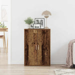 HKH Aparador moderno de madera procesada con 2 puertas - Madera Antigua