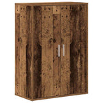 HKH Aparador moderno de madera procesada con 2 puertas - Madera Antigua