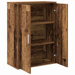 HKH Aparador moderno de madera procesada con 2 puertas - Madera Antigua