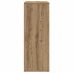 HKH Aparador Moderno en Madera Procesada con 1 Puerta y 4 Cajones - Roble Artesanal