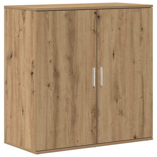 HKH Aparador Rústico en Madera Procesada con 2 Puertas - Roble Artesanal
