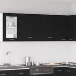HKH Armario alto Lyon 2 piezas en roble - Negro