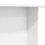 HKH Mesa de Jantar Branco em Madeira Processada