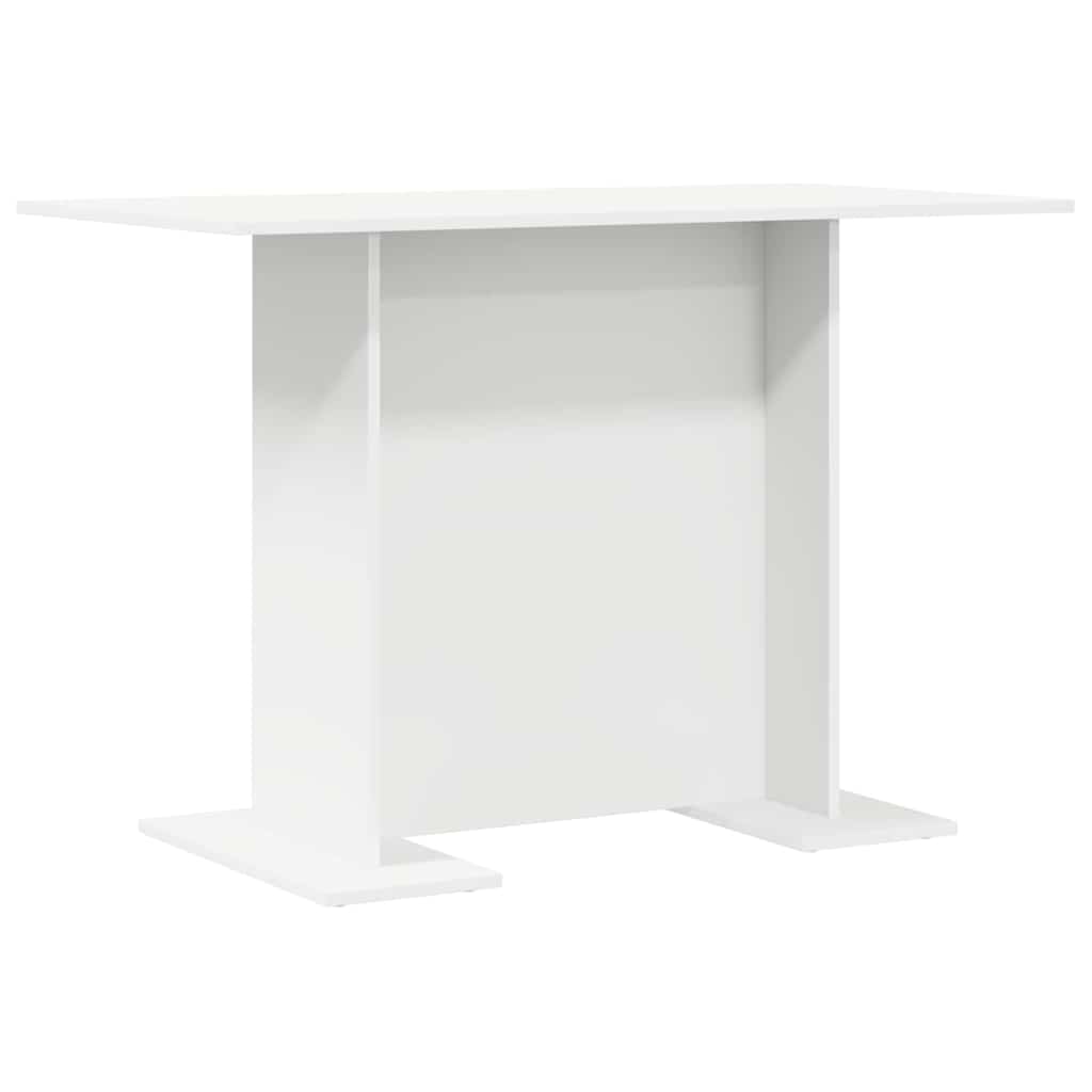 Mesa de comedor HKH blanca de madera procesada