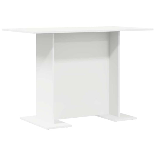 HKH Mesa de Jantar Branco em Madeira Processada