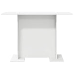 HKH Mesa de Jantar Branco em Madeira Processada