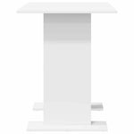 HKH Mesa de Jantar Branco em Madeira Processada
